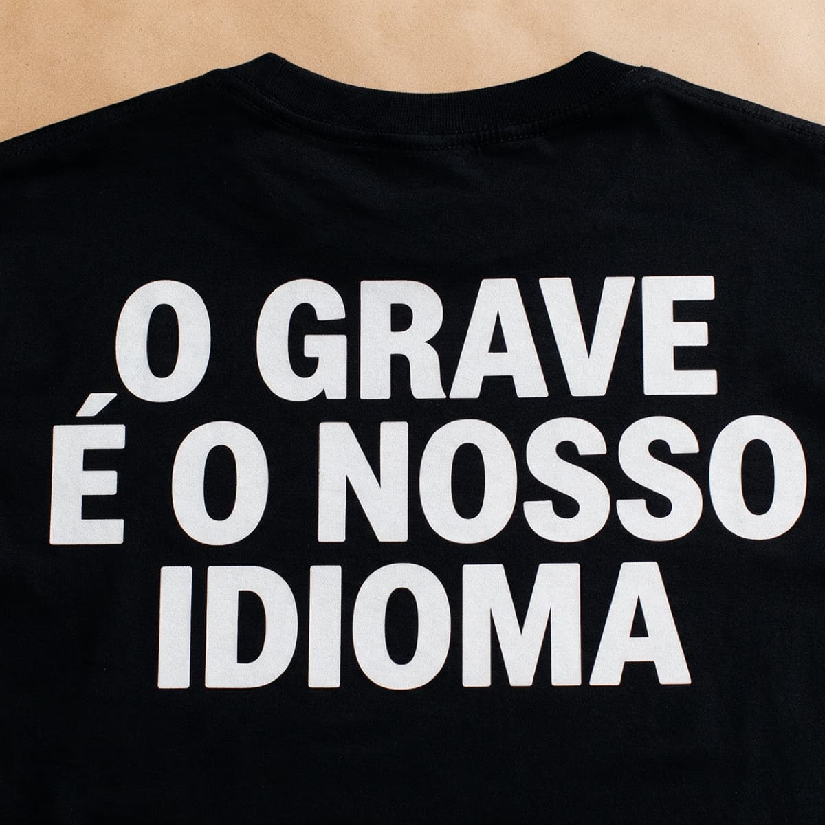 Camiseta O Grave É o Idioma